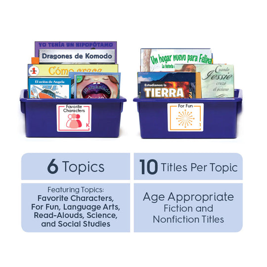 Kindergarten (Spanish): All-in-One Reading Bin