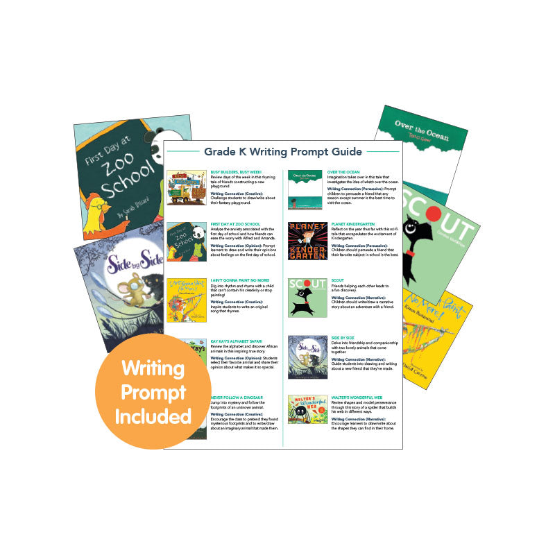 Kindergarten Read-Aloud Writing Connectors: Variety Pack