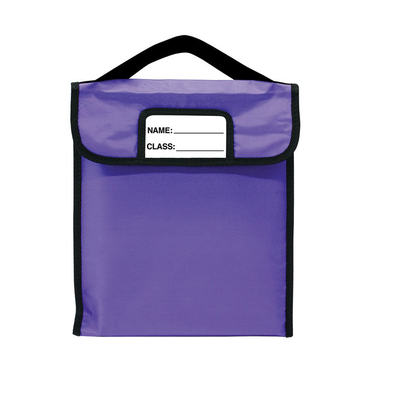 Pack-N-Read w/Elastic Handle: Single Purple (10"x12")