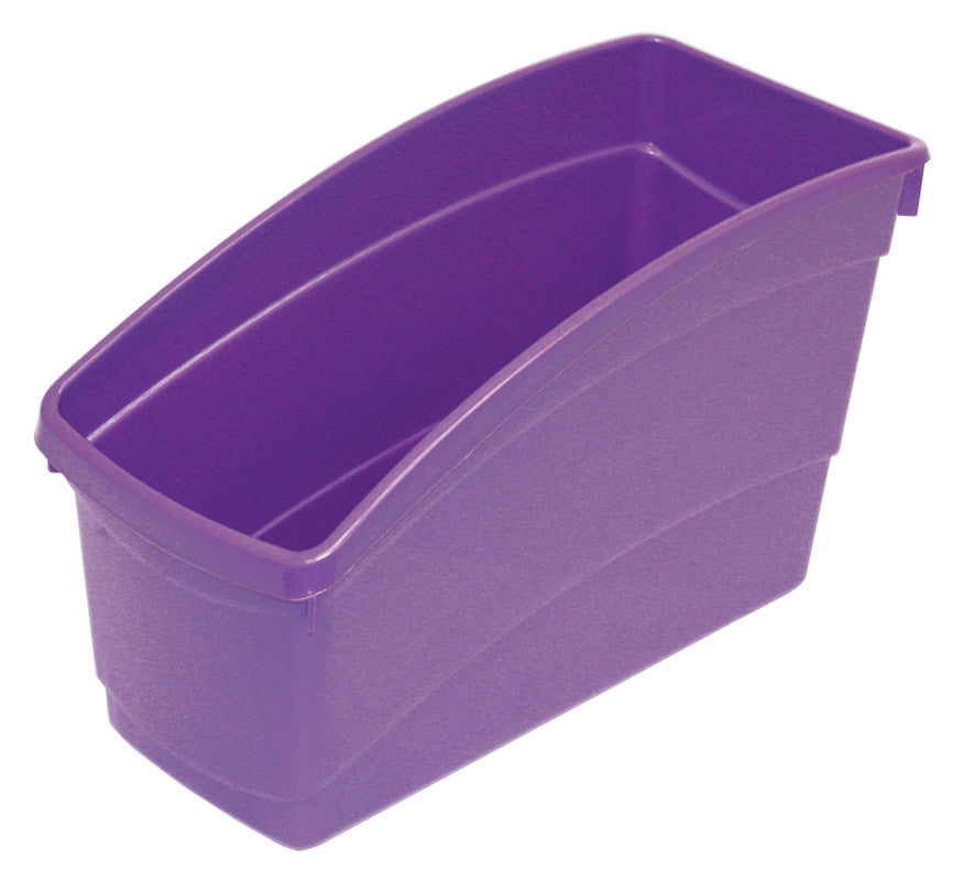 Plastic Book Bin - Purple