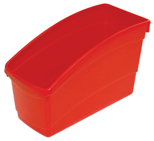 Plastic Book Bin - Red