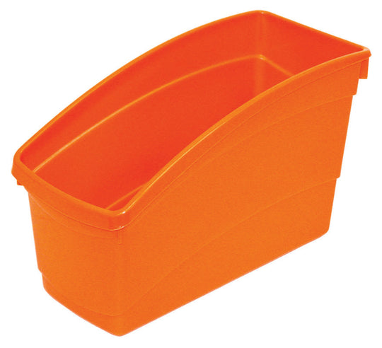 Plastic Book Bin - Orange