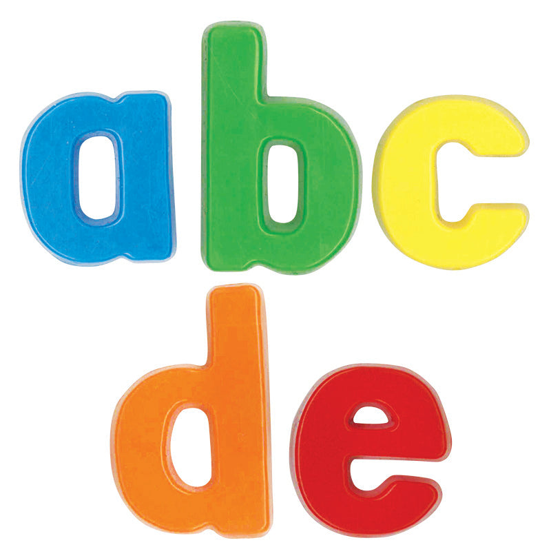 Multi-Color Magnetic Letters: Student Lowercase (Set of 36)