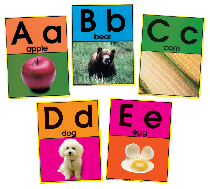 Lap Card Alphabet Lap Cards/ Frieze – Steps to Literacy