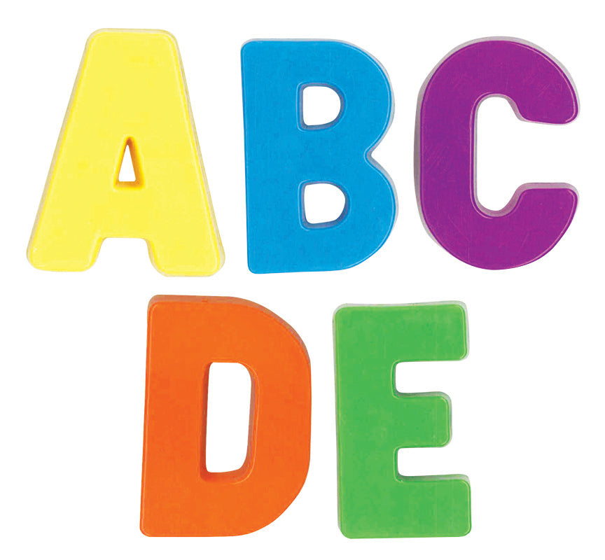 Multi-Color Magnetic Letters: Student Uppercase (Set of 36)