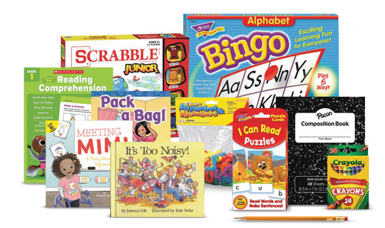 English Grade K-1 Literacy Family Engagement Bag